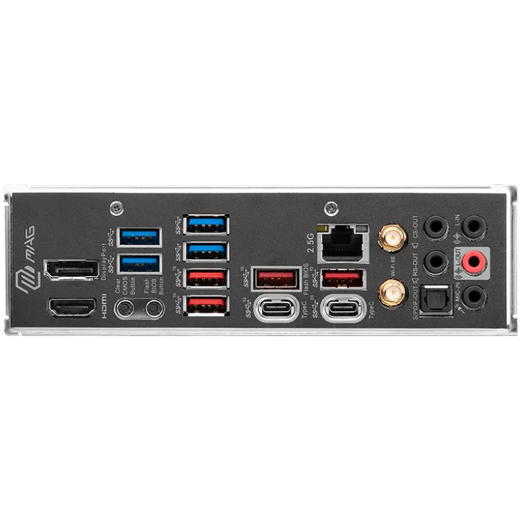 MSI MAG Z790 TOMAHAWK WIFI, ATX, Socket LGA 1700, Dual Channel DDR5 7200+(OC)MHz, 2x PCIe x16 slots, 4x M.2 slots, 1x HDMI, 1x DP, 4x USB 3.2 Gen2, 4x USB 3.2 Gen2, 4x USB 2.0, Type-C, 7.1 HD Audio, 2.5Gbps LAN