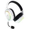 Razer Barracuda X Chroma, Gaming Headset, White, Oval Ear Cushions, 2.4 GHz Wireless / Bluetooth, Breathable Fabric with Memory Foam Cushions, Detachable Razer™ HyperClear Cardioid Mic, 7.1 Surround sound: Only available on Windows 10 64-bit (or higher)