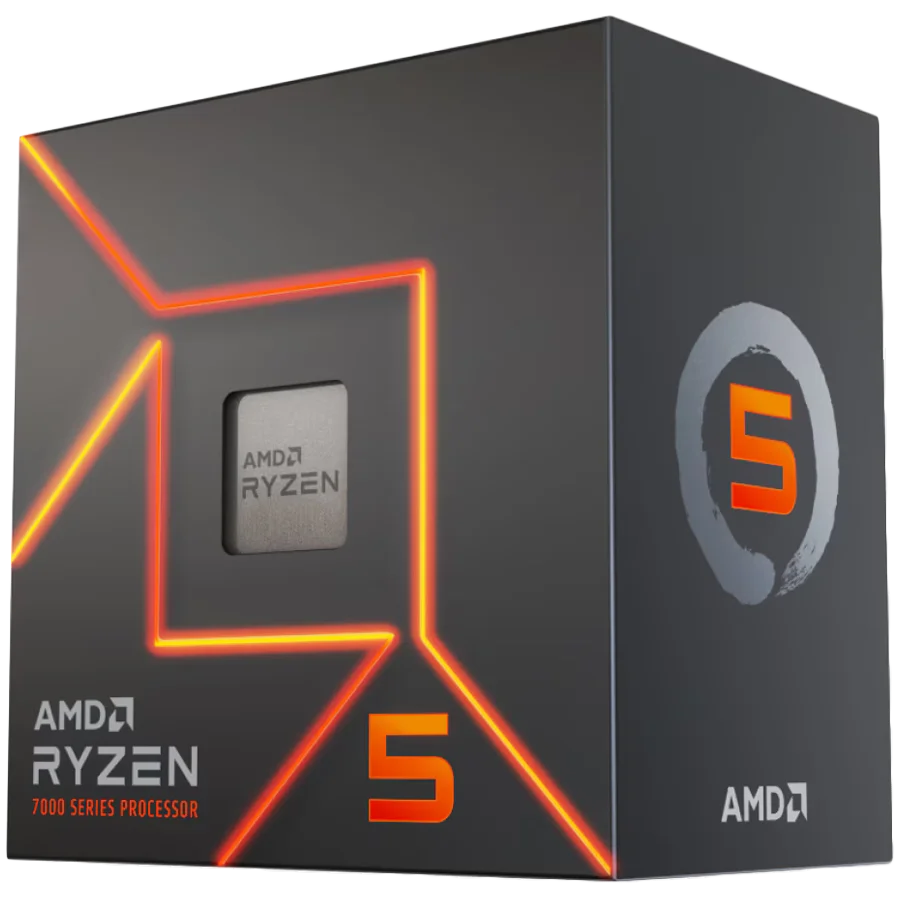 AMD CPU Desktop Ryzen 5 6C/12T 7500 (5.0GHz,38MB,65W,AM5) tray