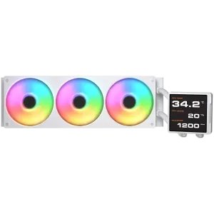 COUGAR Poseidon Vistek Pro ARGB 360 AiO Liquid Watercooling - White