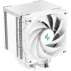 DeepCool AK500 WH, CPU Air Cooler, 1x120mm FK120 PWM Fan, TDP 240W, 5 Heatpipes, White, LGA2066/2011-v3/2011/1700/1200/115x, AMD AM5/AM4, 127x117x158 mm(LxWxH), 3Y, R-AK500-WHNNMT-G