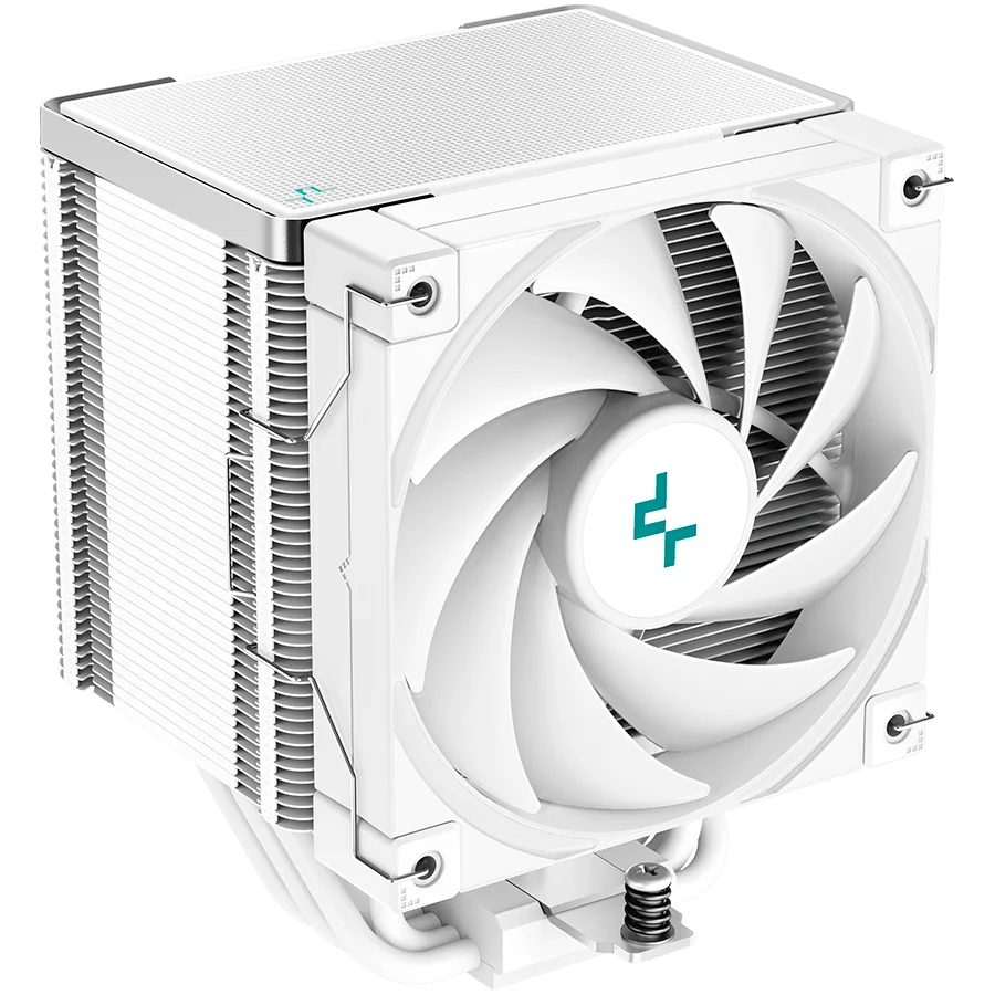 DeepCool AK500 WH, CPU Air Cooler, 1x120mm FK120 PWM Fan, TDP 240W, 5 Heatpipes, White, LGA2066/2011-v3/2011/1700/1200/115x, AMD AM5/AM4, 127x117x158 mm(LxWxH), 3Y, R-AK500-WHNNMT-G