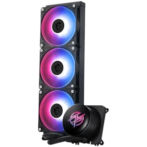 MSI MPG CORELIQUID P13 360, 3x120mm Pre-installed CycloBlade 9 ARGB Daisy Chain Fans, 2.1-inch LCD screen, Copper Base, UNI BRACKET, Intel LGA 1700/1851, AMD AM5/AM4, 5Y Warranty