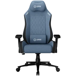 LORGAR CHA41, Ergonomic Gaming Chair Advanced, premium anti-stain fabric, Blue