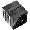 DeepCool AK620, CPU Air Cooler, 2x120mm PWM Fan, TDP 260W, 6 Heatpipes, LGA2066/2011-v3/2011/1700/1200/115x, AMD AM5/AM4, 129x138x160 mm(LxWxH), 3Y, R-AK620-BKNNMT-G