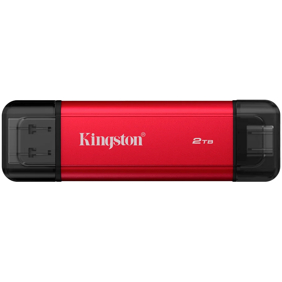 Kingston 2TB Dual USB-A/C Portable SSD, Up to 1050MB/s USB 3.2 Gen 2