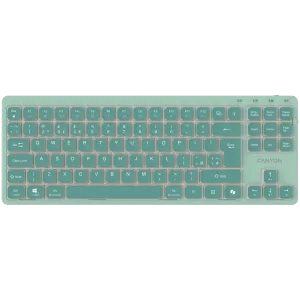 CANYON Keyboard OnType 10 Low Profile EN Wired Green