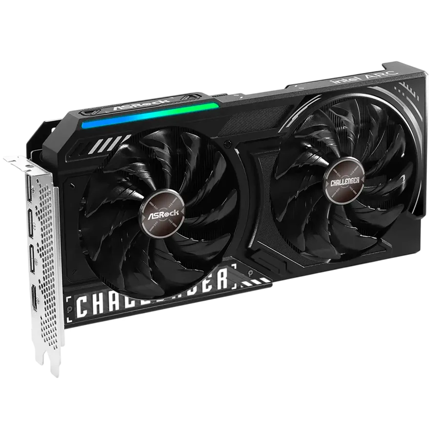 ASROCK Intel Arc B580 Challenger OC 12GB GDDR6 192-bit HDMI 3x DP