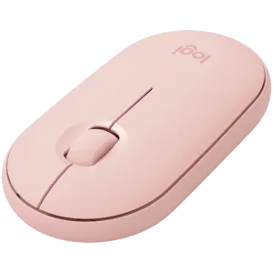 LOGITECH M350S Pebble 2 Bluetooth Mouse - TONAL ROSE