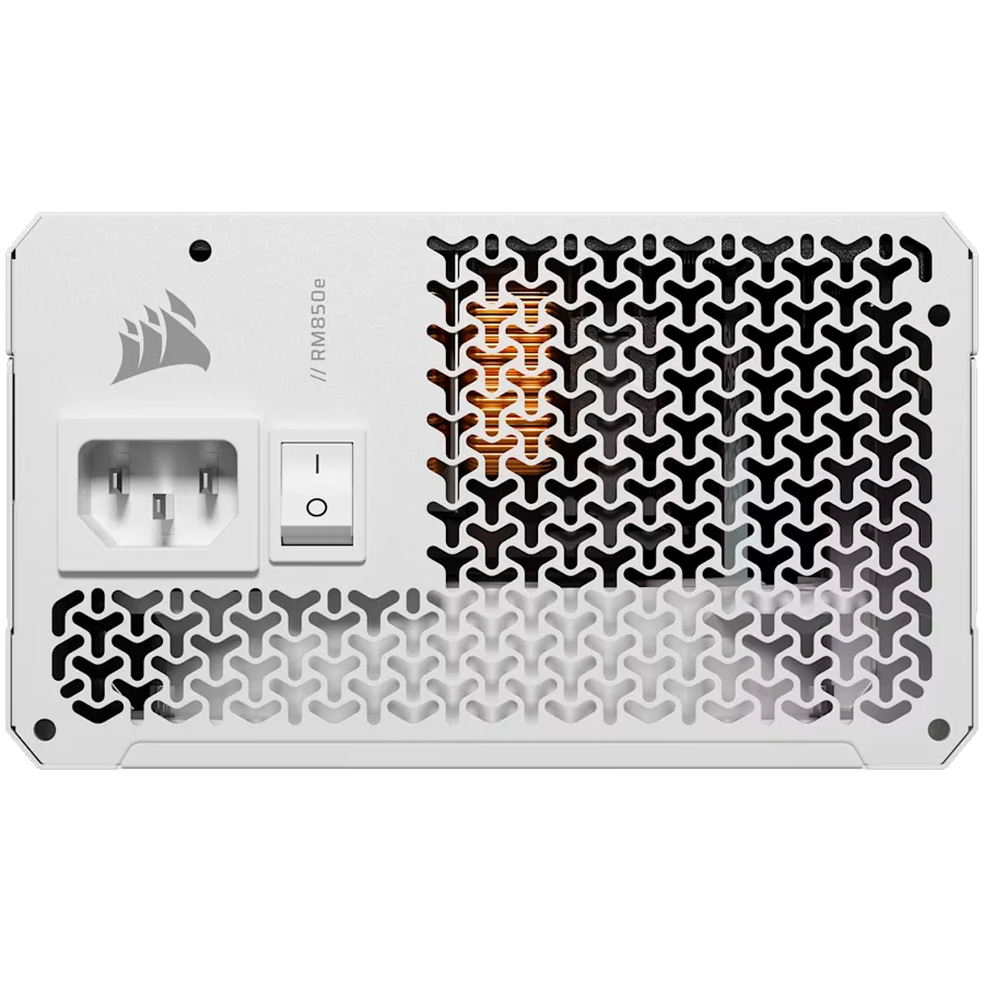 CORSAIR RM850e White, 850 Watt, Cybenetics Gold Certified, Fully Modular