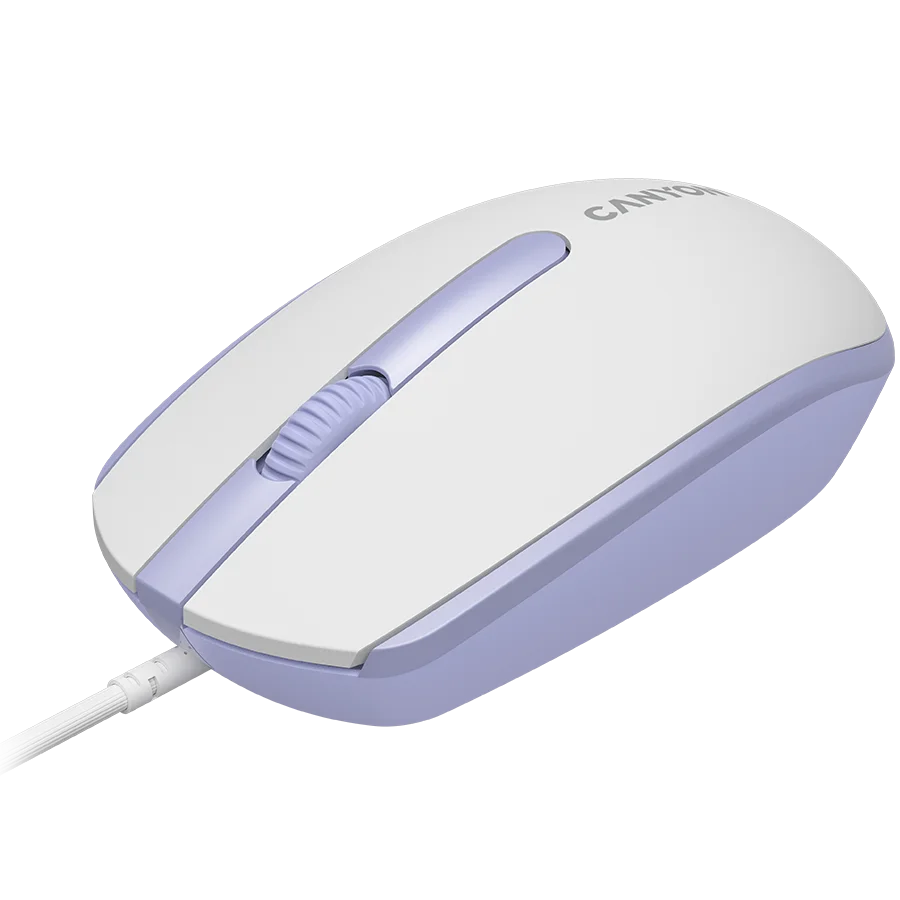 CANYON mouse M-10 Wired White Lavender