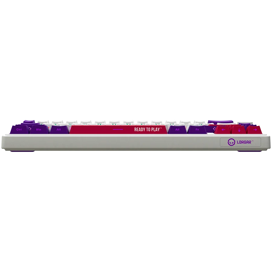 LORGAR KBP70MW, Wireless 65% Mechanical Gaming Keyboard Pro, White, EN layout