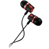 CANYON Stereo earphones with microphone, 1.2M, red