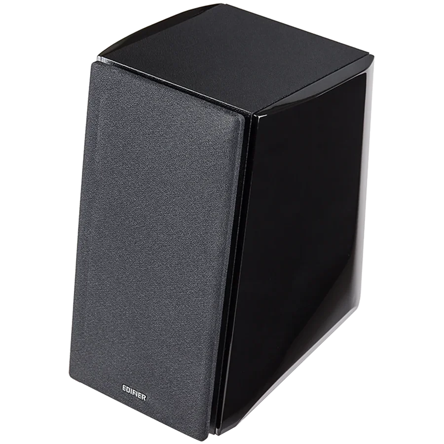 Edifier R2000DB 2.0 Bookshelf Speakers, Bluetooth, 3.5mm to RCA, Optical, 1-inch Tweeters, 5-inch Drivers, 120W (RMS), Control Knobs and Remote Control, Black