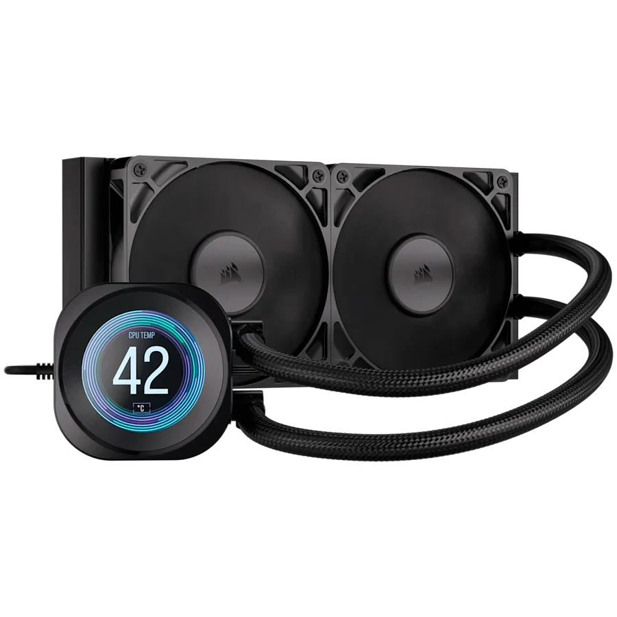 CORSAIR NAUTILUS 240 LCD, 240mm Radiator, Liquid CPU Cooler