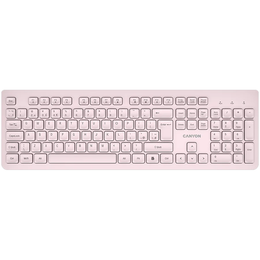 CANYON keyboard HKB-W01 UK/US AAA Wireless Beige