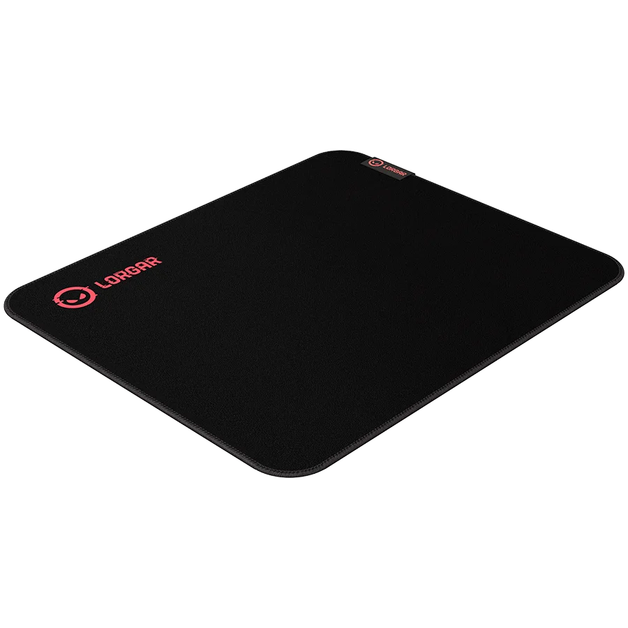 Lorgar Main 323, Gaming mouse pad, Precise control surface, Red anti-slip rubber base, size: 360mm x 300mm x 3mm, weight 0.21kg
