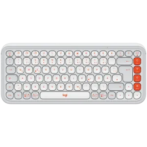 LOGITECH POP ICON KEYS - OFF WHITE - US INT'L - BT  - INTNL-973