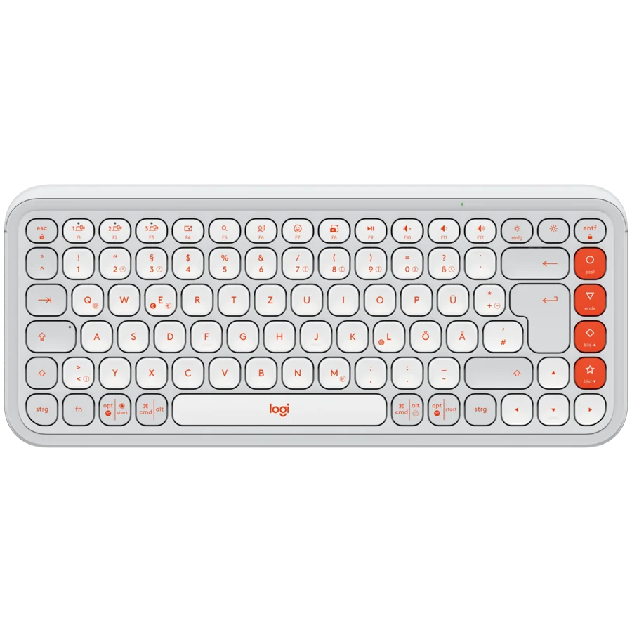 LOGITECH POP ICON KEYS - OFF WHITE - US INT'L - BT  - INTNL-973