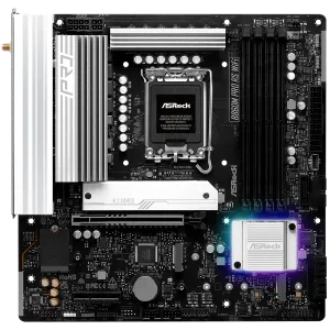 ASROCK MB Desktop B860M Pro Rs Wi-fi, S.1851, 4x DDR5, 1x PCIe 5.0 x16, 1x PCIe 4.0 x4, 1x Blazing M.2, 2x Hyper M.2, 4x SATA3, 2x USB-C, 8x USB 3.2, 6x USB 2.0, 1x RJ-45 2.5GB Lan, 802.11axe Wi-Fi 6E + Bluetooth 5.3, ATX