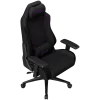 LORGAR CHA41, Ergonomic Gaming Chair Advanced, premium anti-stain fabric, Black/purple