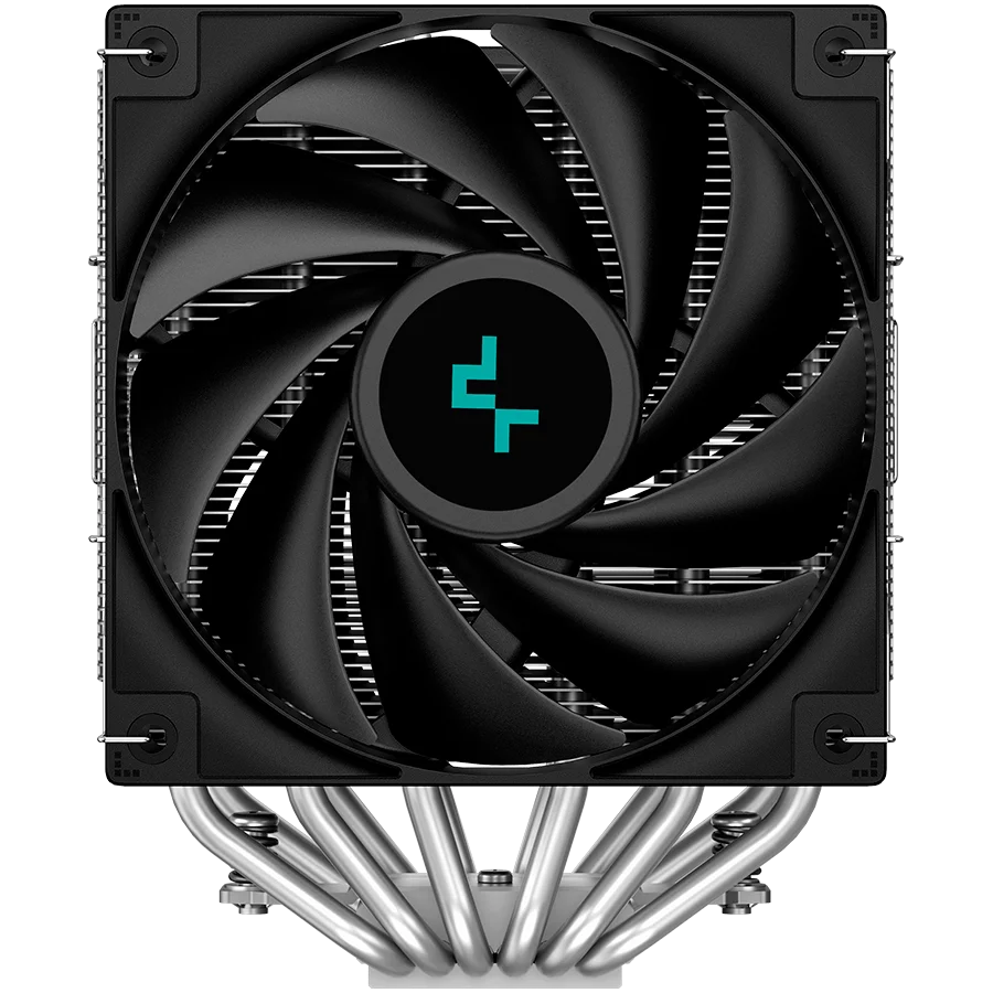 DeepCool AG620, CPU Air Cooler, 2x120mm PWM Fan, TDP 260W, 6 Heatpipes, LGA2066/2011-v3/2011/1700/1200/115x, AMD AM5/AM4, 129x136x157 mm(LxWxH), 2Y, R-AG620-BKNNMN-G-1