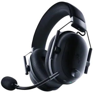 BlackShark V2 Pro (2023) - Black, Wireless Gaming Headset, Razer TriForce Titanium Driver 50 mm, Oval Ear Cushions, Detachable Super Wideband microphone, THX Spatial Audio, Type A Wireless (2.4 GHz), Bluetooth 5.2