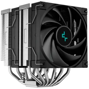 DeepCool AK620, CPU Air Cooler, 2x120mm PWM Fan, TDP 260W, 6 Heatpipes, LGA2066/2011-v3/2011/1700/1200/115x, AMD AM5/AM4, 129x138x160 mm(LxWxH), 3Y, R-AK620-BKNNMT-G