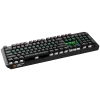 CANYON Hazard GK-6, Wired multimedia gaming keyboard with lighting effect, 108pcs rainbow LED, Numbers 104keys, EN double injection layout, cable length 1.8M, 450.5*163.7*42mm, 0.90kg, color black