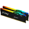 Kingston DRAM 64GB 6000MT/s DDR5 CL36 DIMM (Kit of 2) FURY Beast RGB EXPO