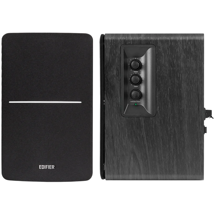 Edifier R1280DBs 2.0 Bookshelf Speakers, BT V5.1, Optical, Coaxial, RCA, 0.5-inch Tweeters, 4-inch Drivers, Sub-Out, 42W (RMS), Control Knobs and Remote Control, Black Edifier R1280DBs 2.0 Bookshelf Speakers, BT V5.1, Optical, Coaxial, RCA, 0.5-inch Tweeters, 4-inch Drivers, Sub-Out, 42W (RMS), Control Knobs and Remote Control, Black