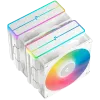 DeepCool AG620 WH ARGB V2, CPU Air Cooler, 2x120mm ARGB PWM Fan, Core Touch Technology 2.0, 6 Heatpipes, White, LGA1851/1700/1200/115x, AMD AM5/AM4, 129x136x161 mm(LxWxH), 2Y, R-AG620-WHAMMN-GJD