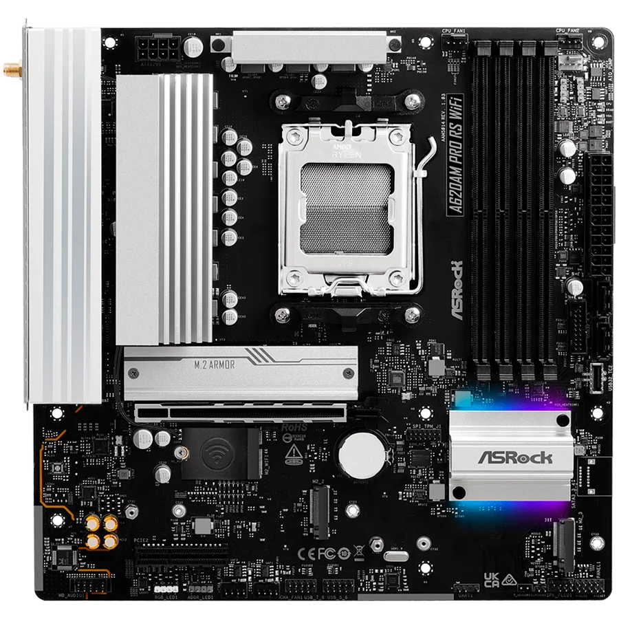 ASROCK A620AM PRO RS WIFI mATX AM5 DDR5