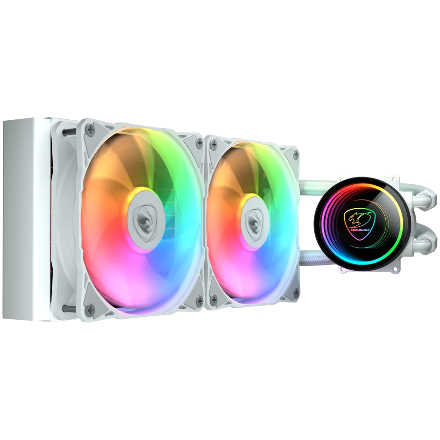 COUGAR POSEIDON ELITE ARGB 240 White AiO Liquid Watercooling