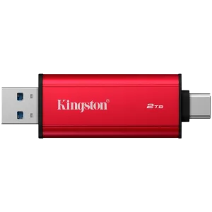 Kingston 2TB Dual USB-A/C Portable SSD, Up to 1050MB/s USB 3.2 Gen 2