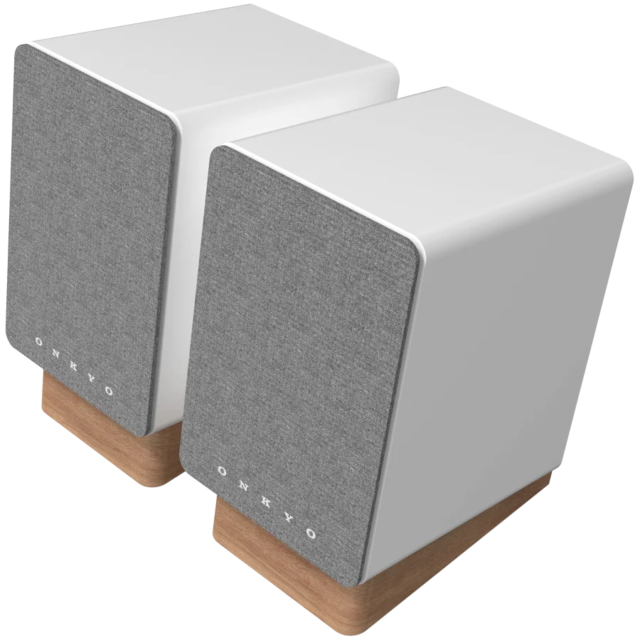 Onkyo Creator Series GX-10DB Powered Speakers, White, pair