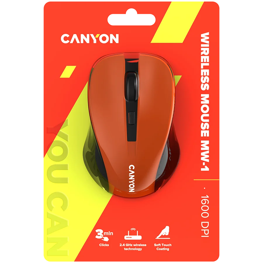 CANYON mouse MW-1 Wireless Orange CANYON mouse MW-1 Wireless Orange