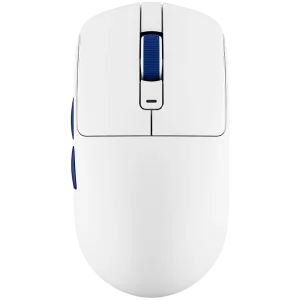 ROYAL KLUDGE M30 White Blue Gaming Mouse PAW 33111K