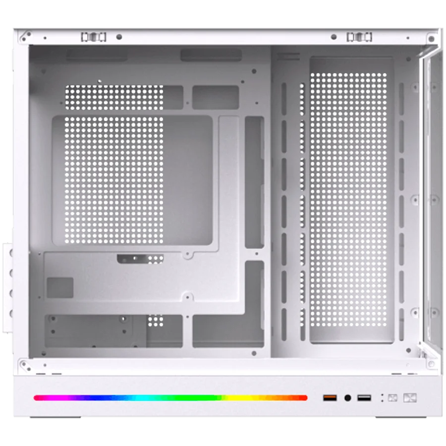 Cloud M DGT 3AF Arctic EN49644 (WH,MATX,U3+U2,2PCS TG,Side ARGB,2PCS J22A PWM WH Reverse & 1PC J22A PWM WH,ARGB PCB,Digital LCD)