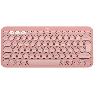 LOGITECH K380S Multi-Device Bluetooth Keyboard - TONAL ROSE - US INT'L