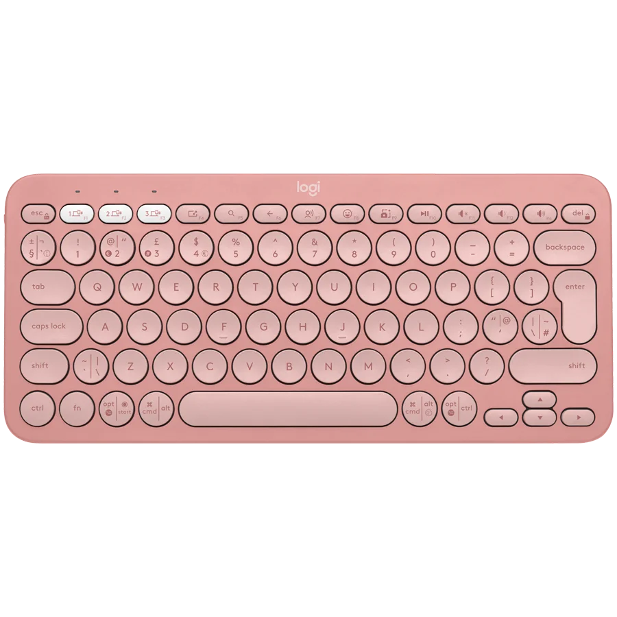 LOGITECH K380S Multi-Device Bluetooth Keyboard - TONAL ROSE - US INT'L