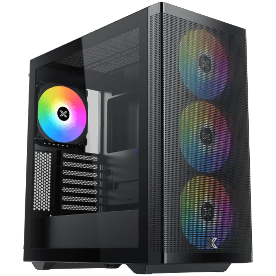 Xigmatek Osiris (EATX, U3x1+U2x2, Mesh Grill FP & Left TG, 3PCS 140mm Y40A & ARGB RemoteControl Box)