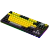LORGAR KBP70TKLW, Wireless TKL Mechanical Gaming Keyboard Pro, Black/yellow, EN layout LORGAR KBP70TKLW, Wireless TKL Mechanical Gaming Keyboard Pro, Black/yellow, EN layout