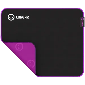 Lorgar Main 313, Gaming mouse pad, High-speed surface, Purple anti-slip rubber base, size: 360mm x 300mm x 3mm, weight 0.195kg