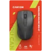 CANYON MW-7, 2.4Ghz wireless mouse, 6 buttons, DPI 800/1200/1600, with 1 AA battery ,size 110*60*37mm,58g,black