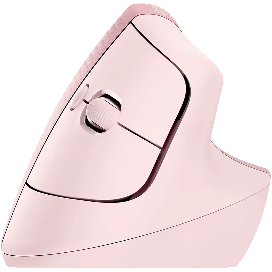 LOGITECH Lift Bluetooth Vertical Ergonomic Mouse - ROSE/DARK ROSE