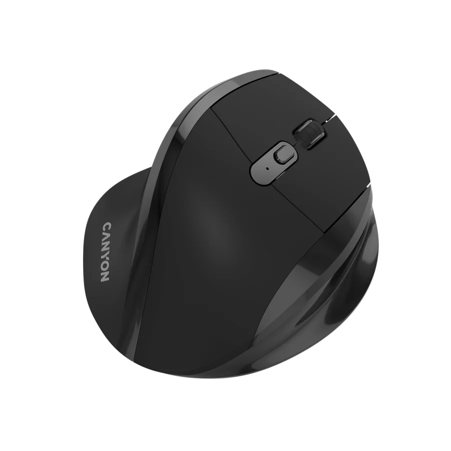 CANYON mouse OnClick 17 Ergonomic 6 buttons 1600DPI Wireless Black