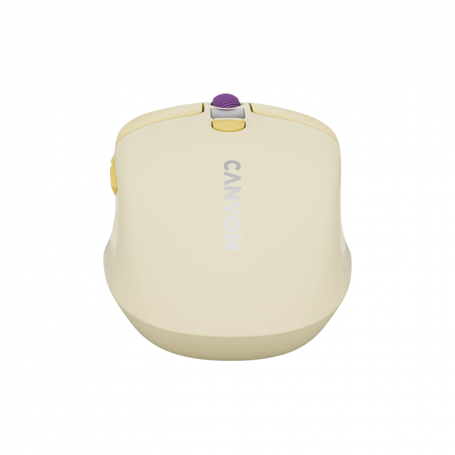 CANYON mouse MW-26 LCD Silent Dual Mode Wireless Yellow