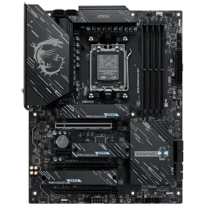 MSI X870E GAMING PLUS WIFI, ATX, Socket AM5, 4x DDR5 Dual Channel DDR5 up to 8200(OC)MHz, 3x PCIe x16 slot, 3x M.2 slot, 4x USB 2.0, 2x USB 5Gbps, 2x USB 10Gbps, 1x 20Gbps Type-C, 1x 40Gbps Type-C, HDMI, 7.1 HD Audio, 5G LAN, WiFI 7, BT, 3Y