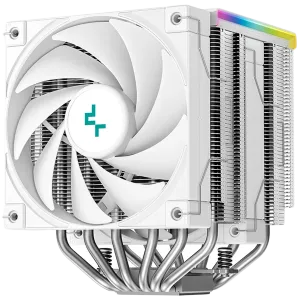 DeepCool AK620 DIGITAL SE WH, CPU Air Cooler, 2x120mm PWM Fans, 6 Heatpipes, White, LGA2066/2011-v3/2011/1851/1700/1200/115x, AMD AM5/AM4, 129x138x161 mm(LxWxH), R-AK620-WHADMN-GJD, 3Y